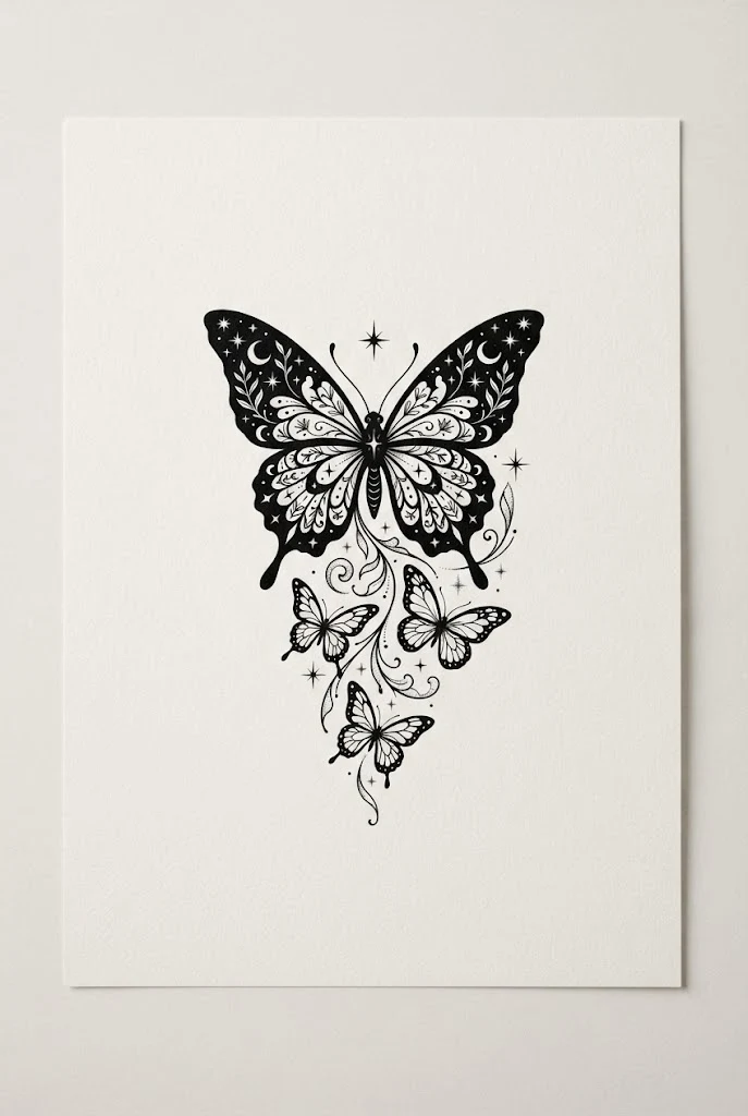 Minimalist Butterfly and Semicolon Forearm Ink — 4 butterfly tattoo style outfit
