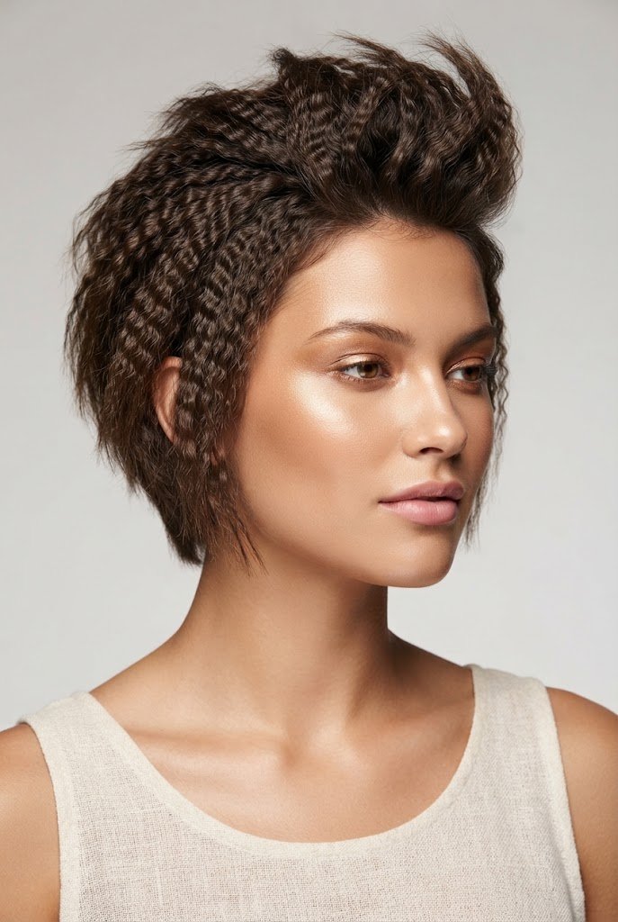 Crimped Coastal Texture — beach hairstyles for short hair easy style outfit