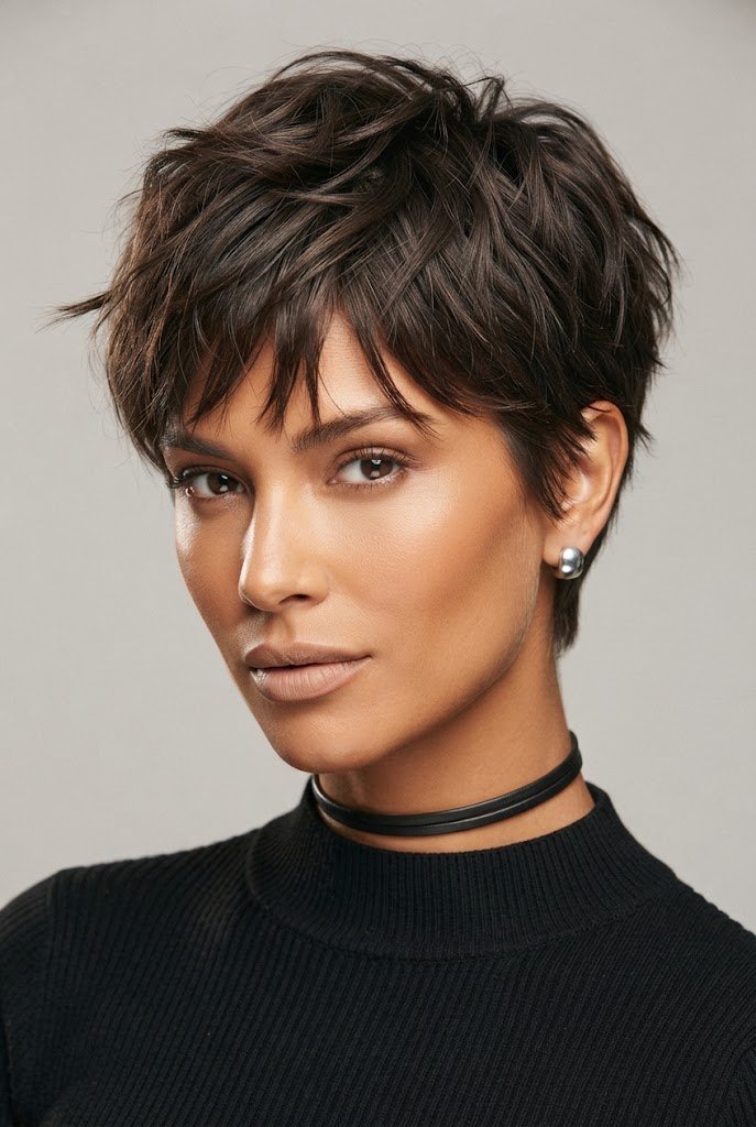 Undone Salty Pixie Crop — beach hairstyles for short hair style outfit