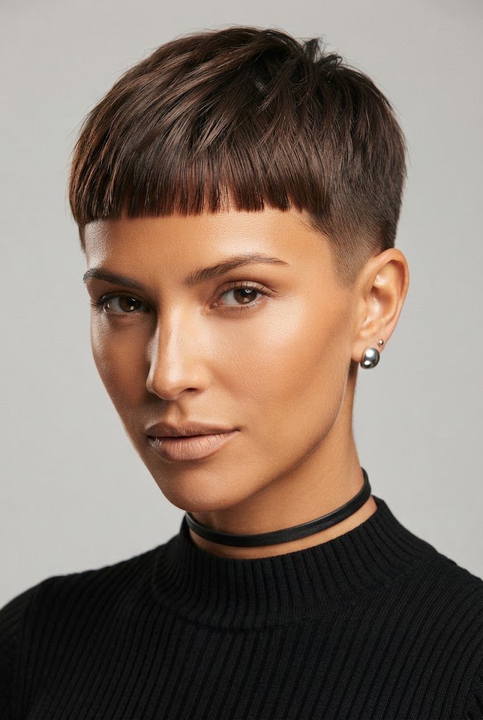 Minimalist French Crop — beach hairstyles for short hair style outfit