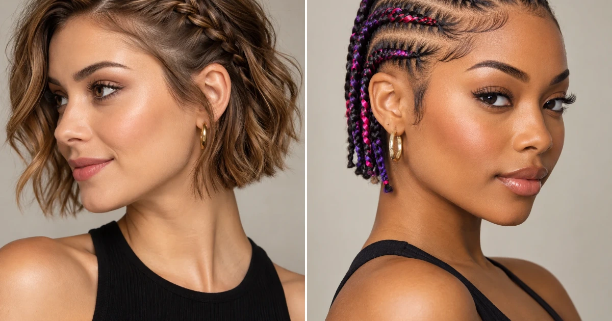 Braided hairstyles for short hair: 12 Gorgeous braided hairstyles for short hair