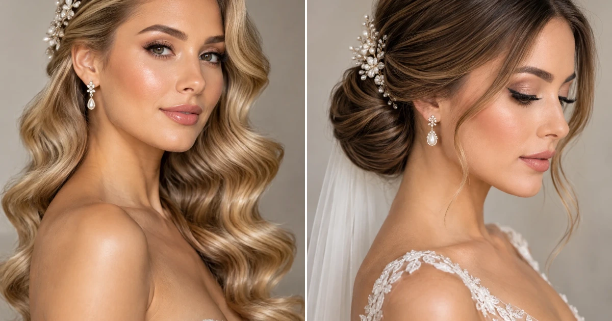 11 Bridal Hair And Makeup Ideas for a Picture-Perfect Bridal Hair And Makeup