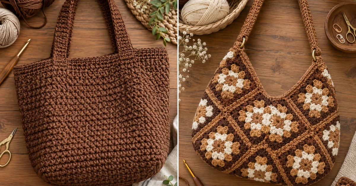 Brown crochet bag: 15 Best DIY Ideas for 2026 brown crochet bag