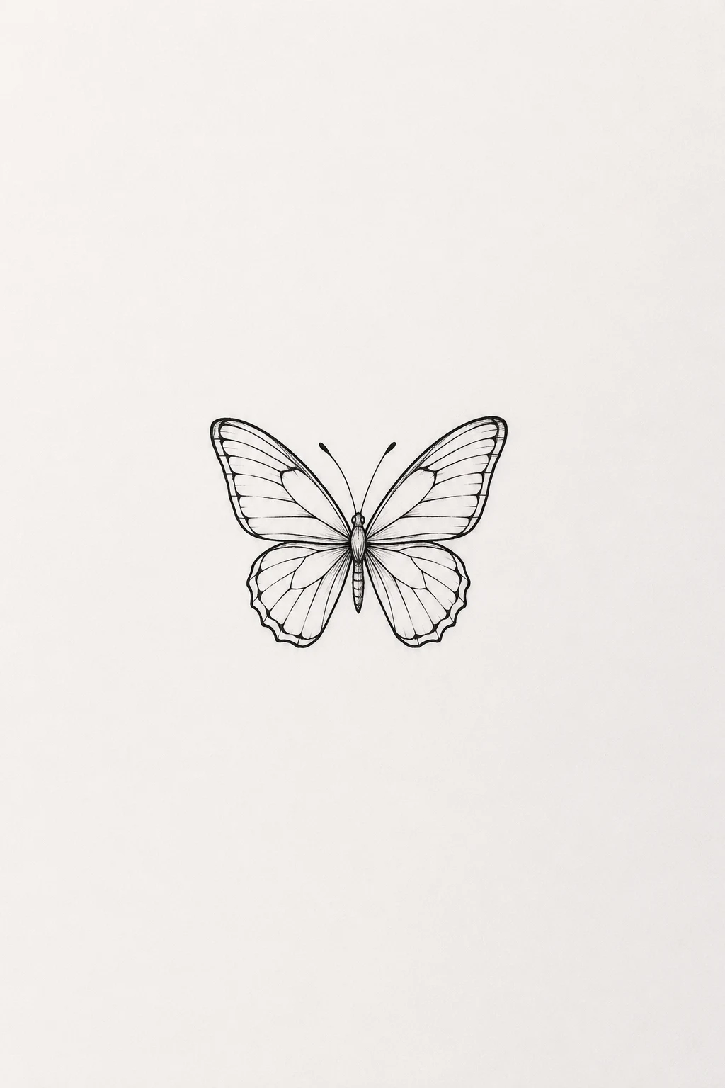 Tiny Black Outline Butterfly Ankle Tattoo — butterfly ankle tattoo style outfit