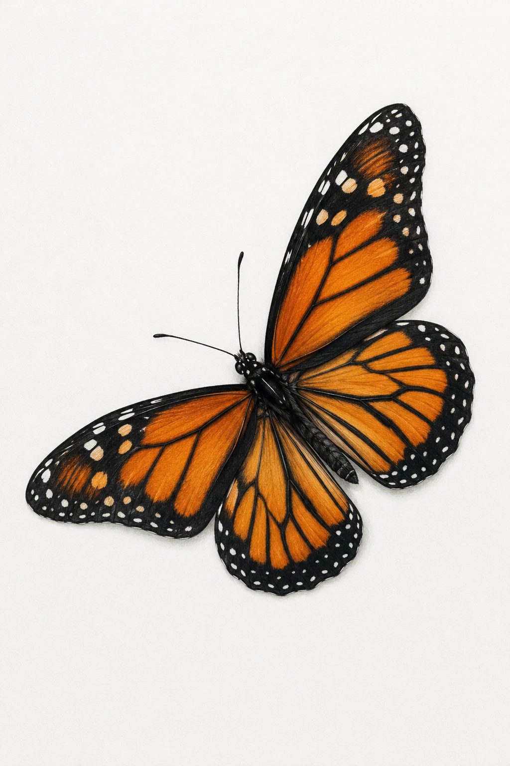 Realistic Monarch Butterfly — butterfly ankle tattoo style outfit