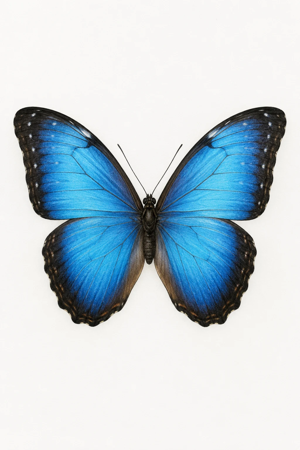 Blue Morpho Butterfly — butterfly ankle tattoo style outfit