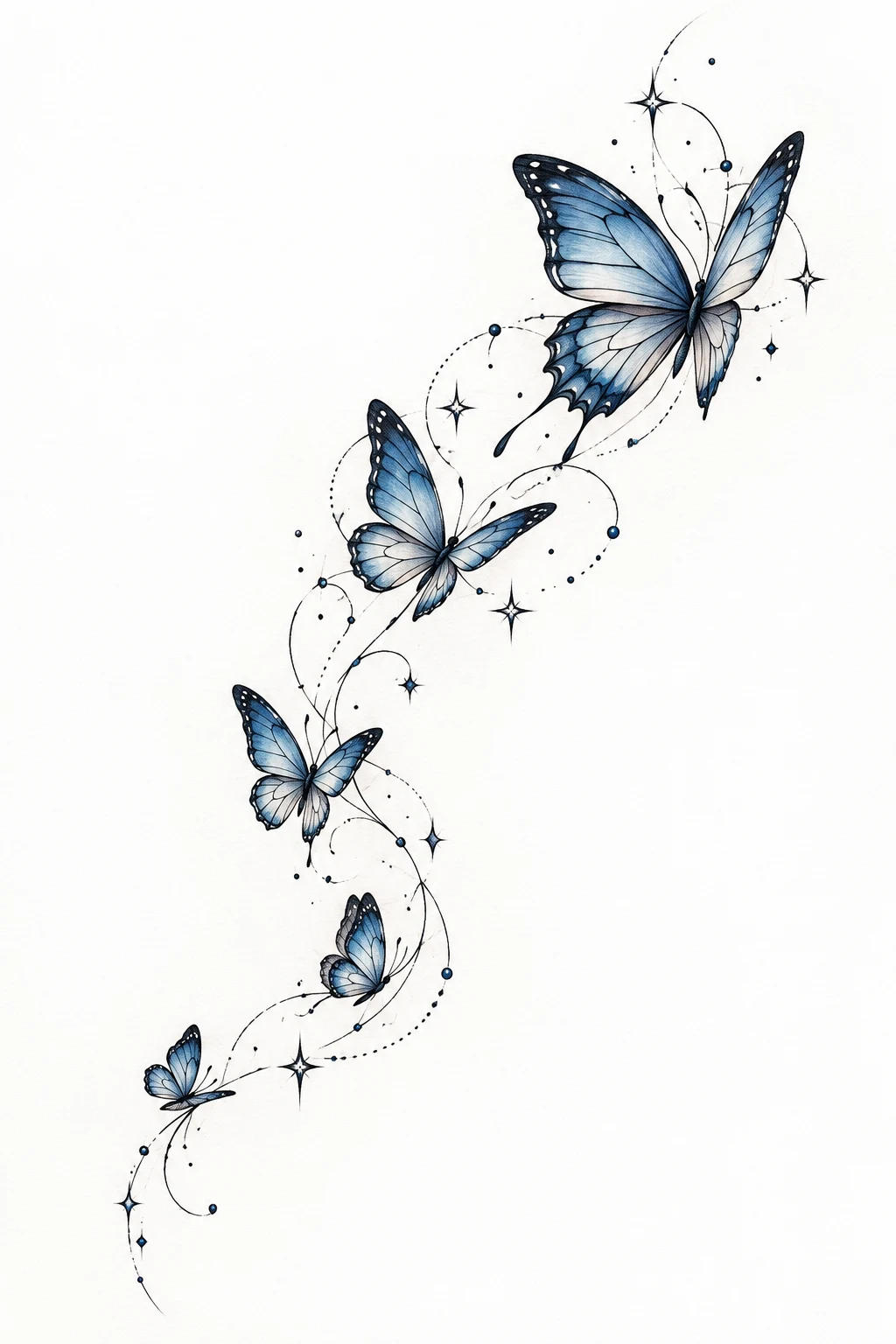 Butterfly Trail — butterfly collar bone tattoo style outfit