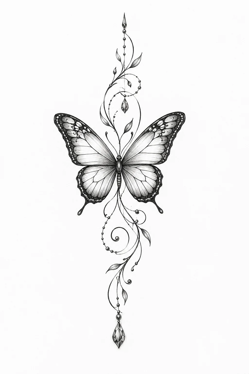 Butterfly With a Name — butterfly hand tattoo for women style outfit