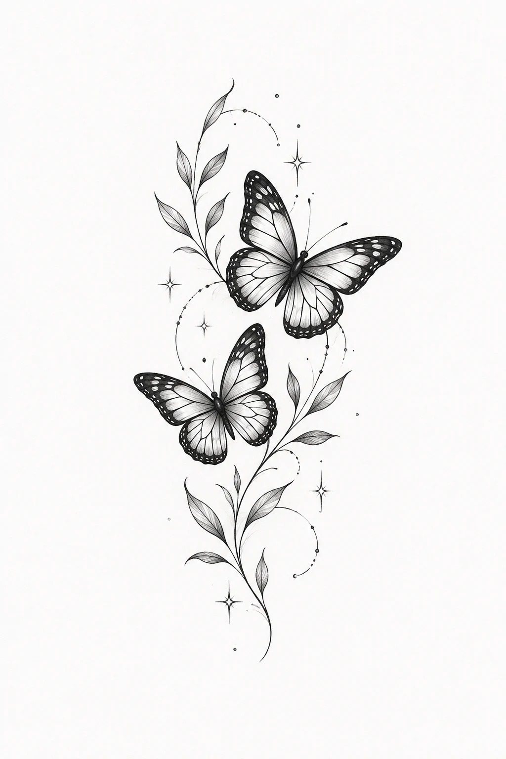 Matching Butterfly Pair — butterfly hand tattoo for women style outfit
