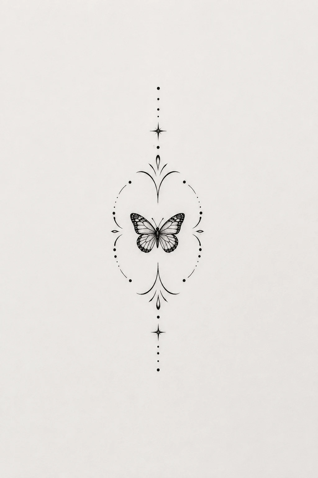 Tiny Butterfly Under the Knee — butterfly knee tattoo style outfit
