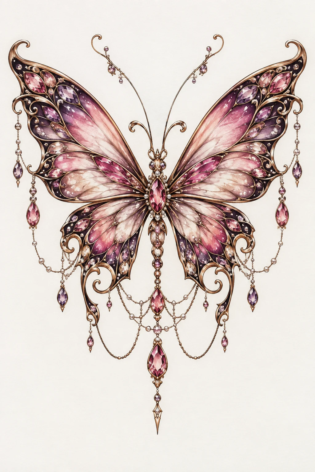 Ornamental Jewel Butterfly — butterfly leg tattoo thighs style outfit