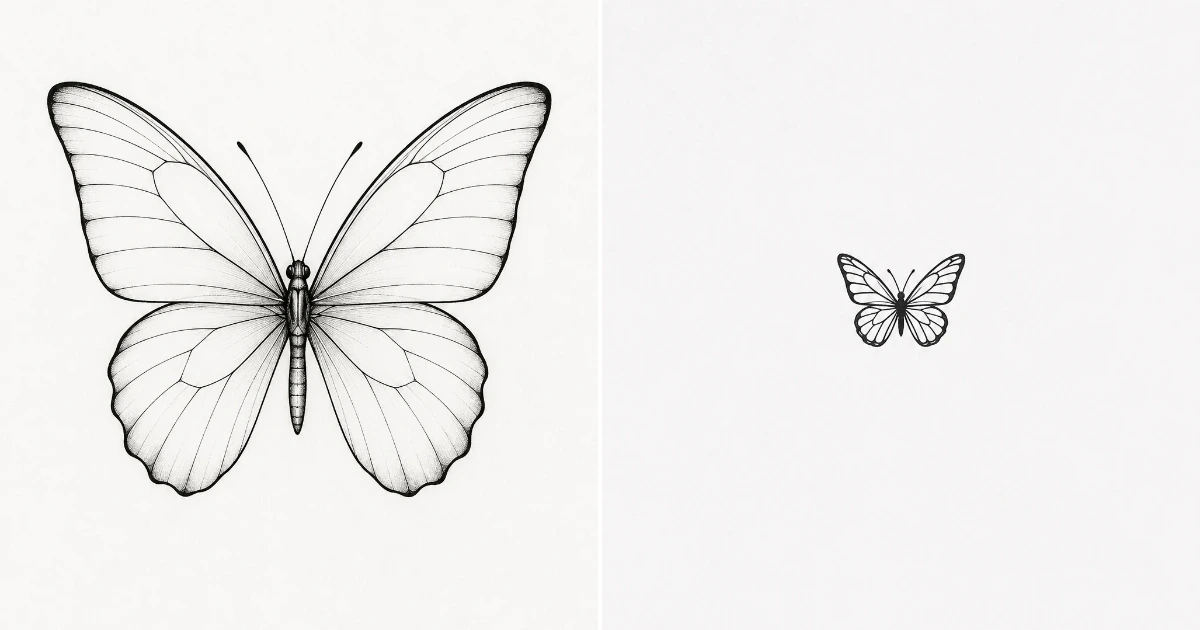 Butterfly outline tattoo: 10 Ultimate Tattoo Ideas for butterfly outline tattoo