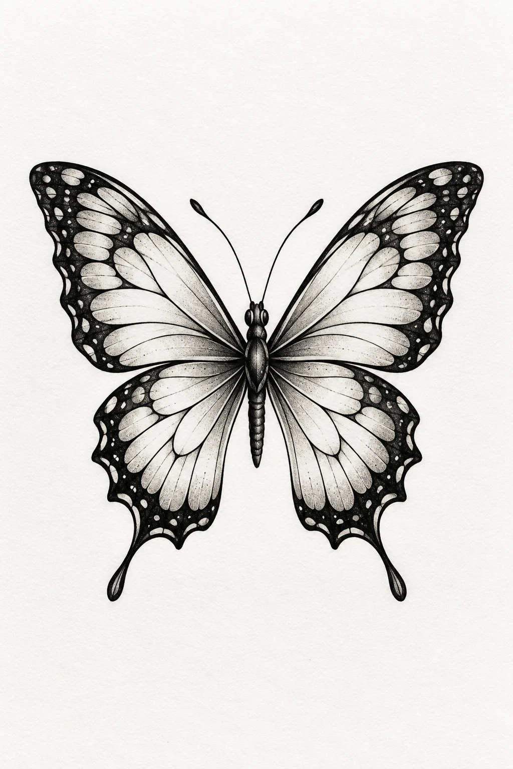 Butterfly Stencil Tattoo — butterfly small tattoo style outfit