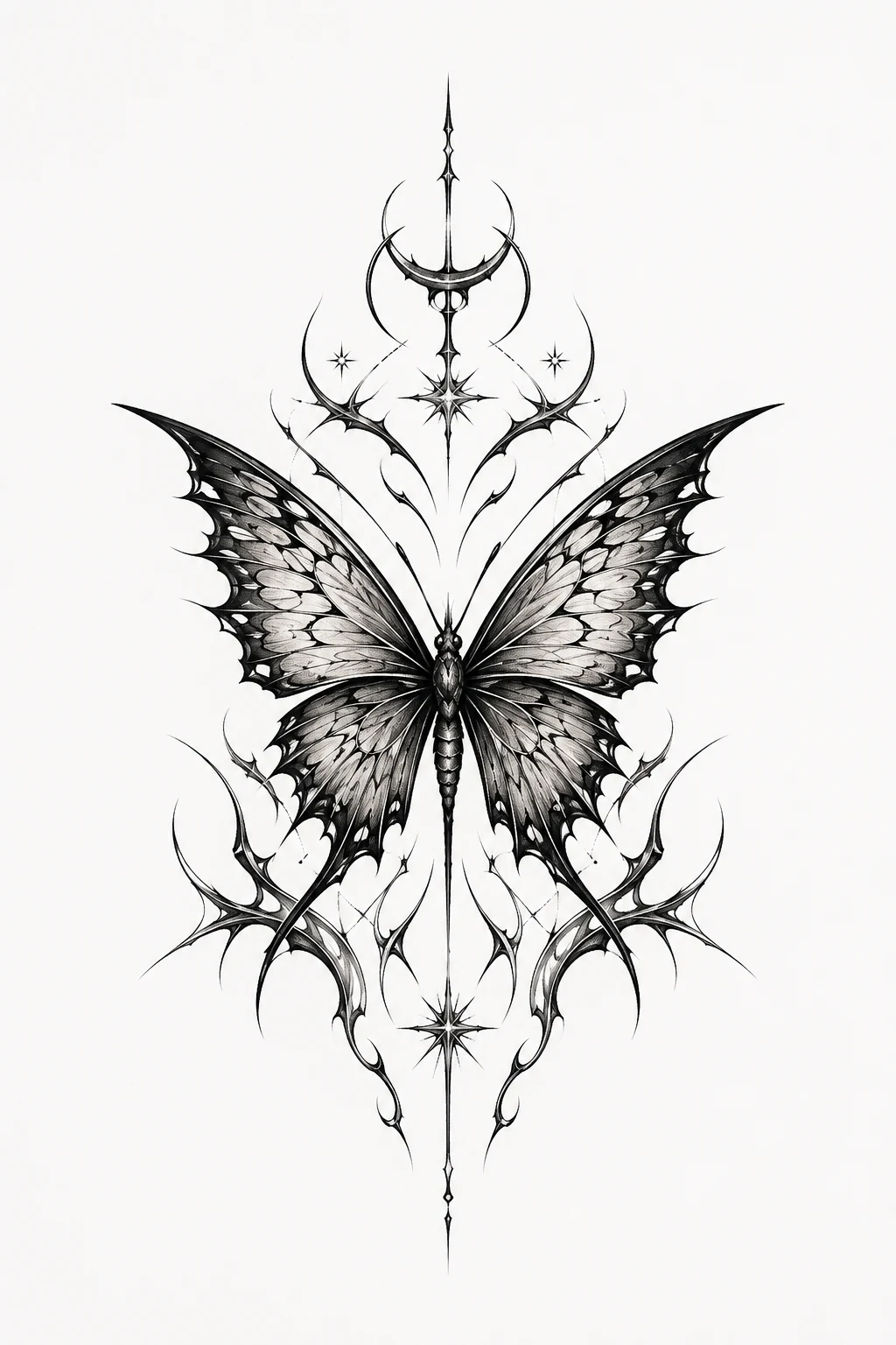 Butterfly Stomach Tattoo for Men — butterfly stomach tattoo style outfit