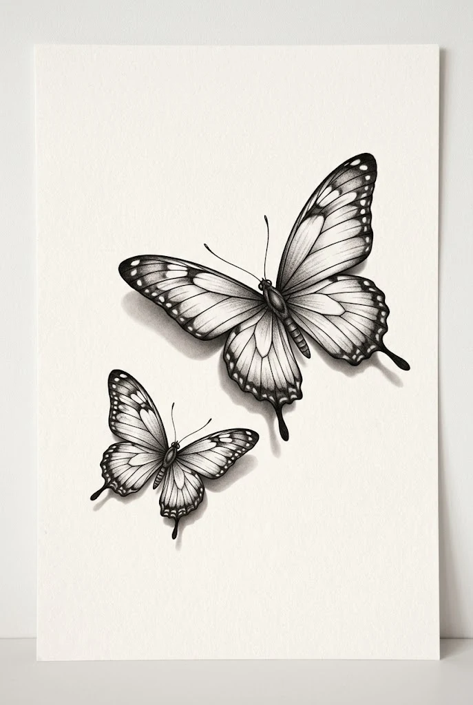 Twin Asymmetrical Flutter Clavicle Ink — butterfly tattoo collar bone style outfit