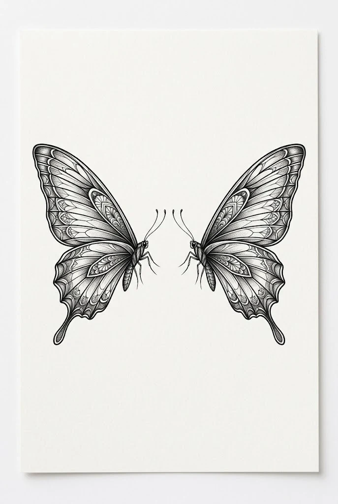 Symmetrical Dual-Clavicle Frame — butterfly tattoo collar bone style outfit