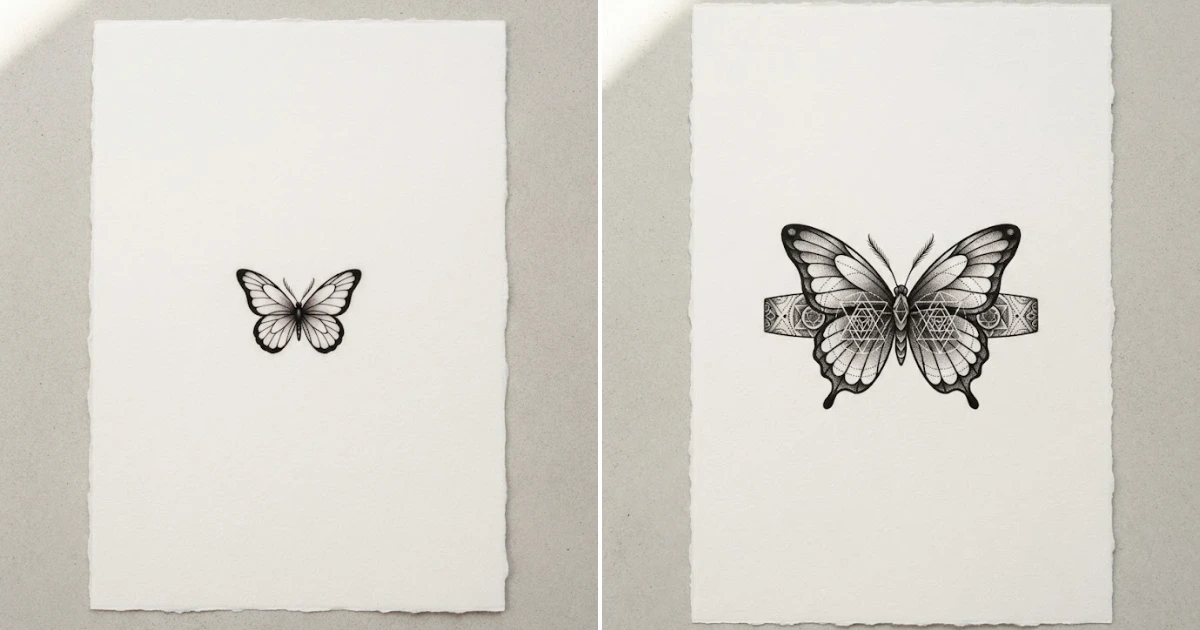 Butterfly tattoo finger: 12 Perfect Tattoo Ideas for butterfly tattoo finger