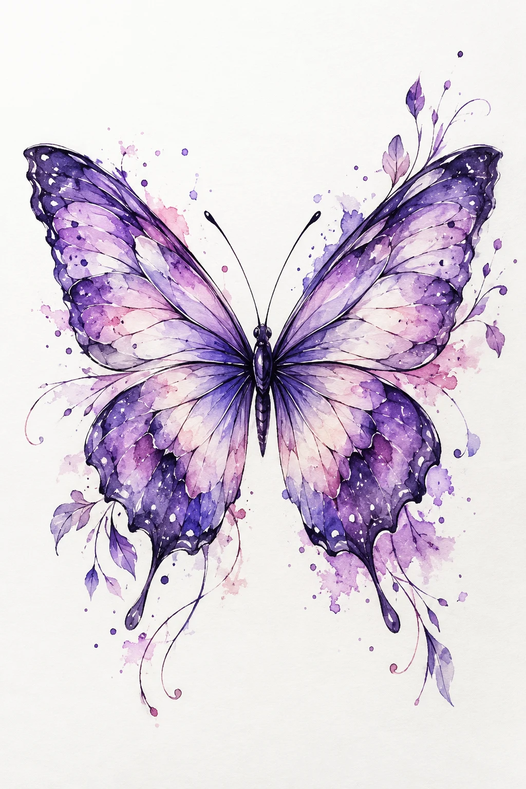 Watercolor Butterfly in Their Favorite Color — butterfly tattoo for lost loved one style outfit