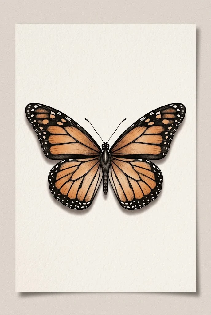 The Sternum Monarch Splendor — butterfly tattoo on chest style outfit