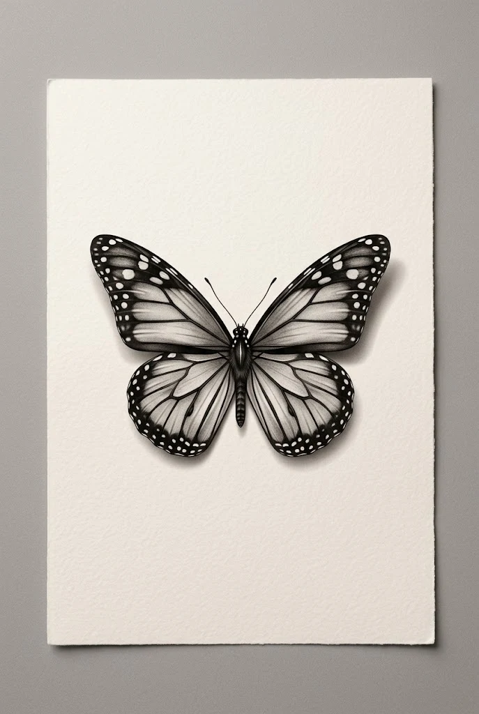 Realism 3D Illusion Butterfly — butterfly tattoo on chest style outfit