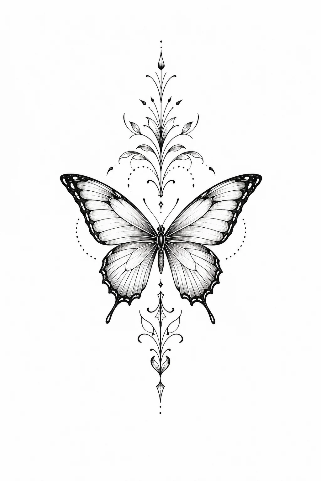 Butterfly Tattoo on Neck Back — butterfly tattoo on neck style outfit