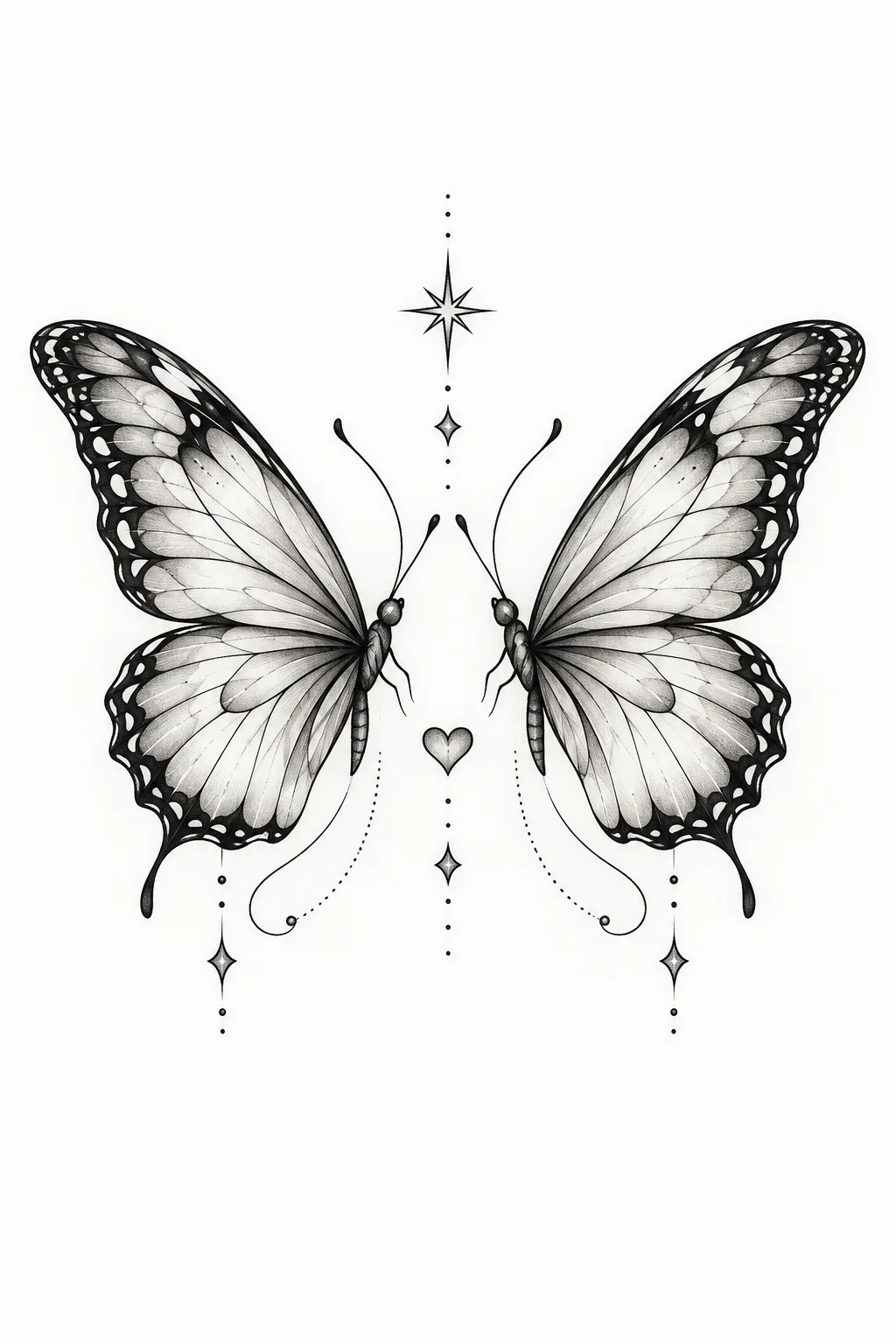 Matching Butterfly Tattoo Template — butterfly tattoo template style outfit