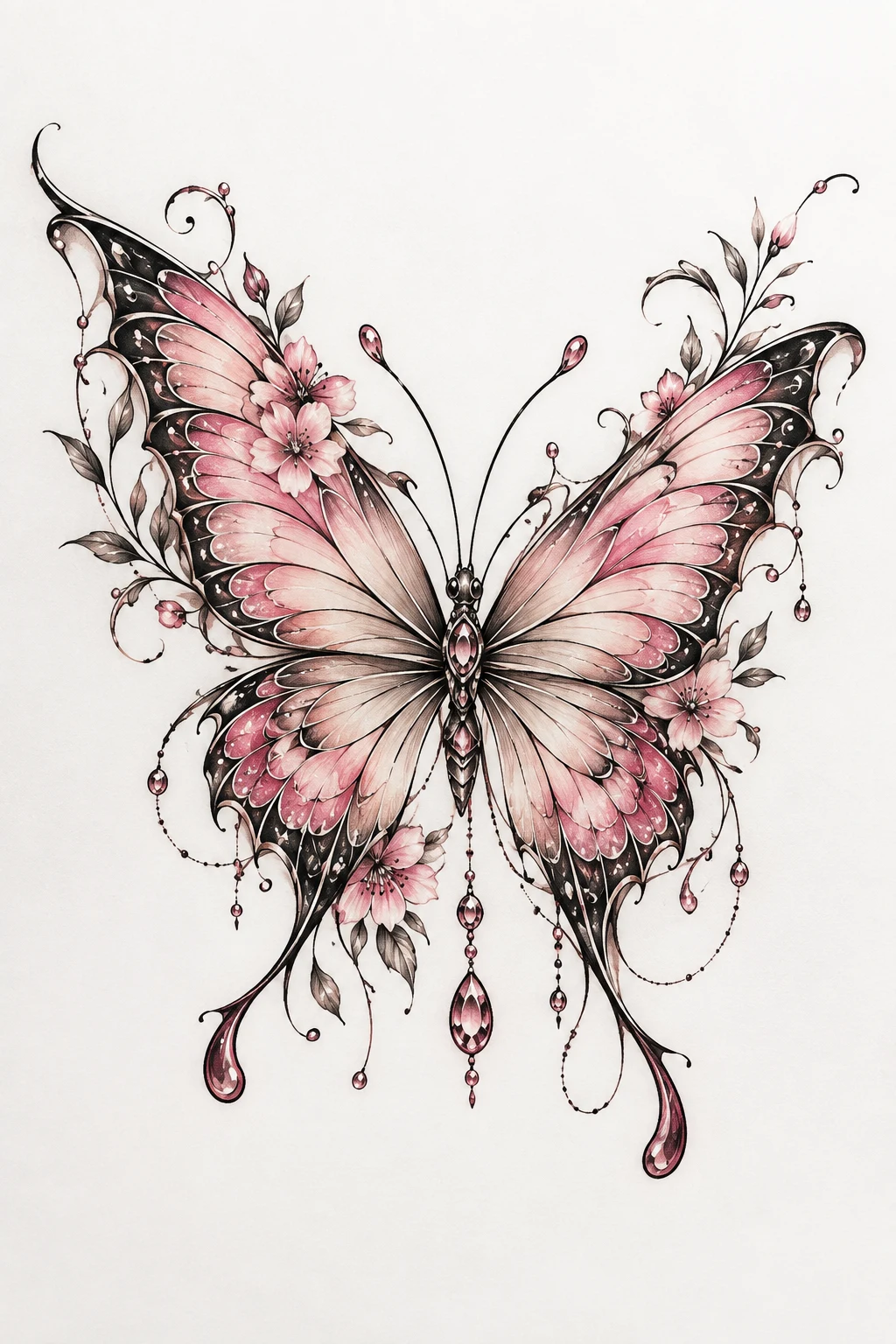 Name Tattoo With Butterfly — butterfly tattoo with words style outfit
