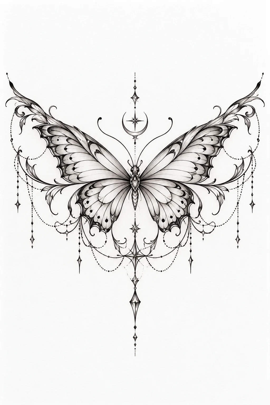 Symmetrical Butterfly Underboob Tattoo — butterfly underboob tattoo style outfit