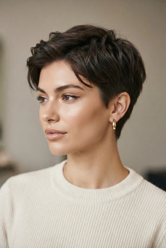 The Ultimate Wash-and-Go Crop — casual short hairstyles simple style outfit