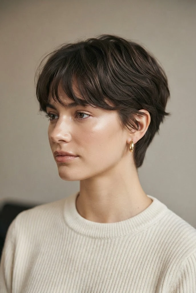 The Natural Air-Dry Shape — casual short hairstyles simple style outfit