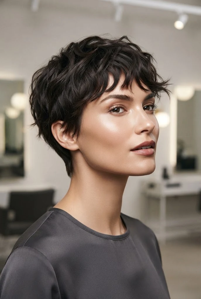 The Natural Waves Beachy Crop — casual short hairstyles simple style outfit