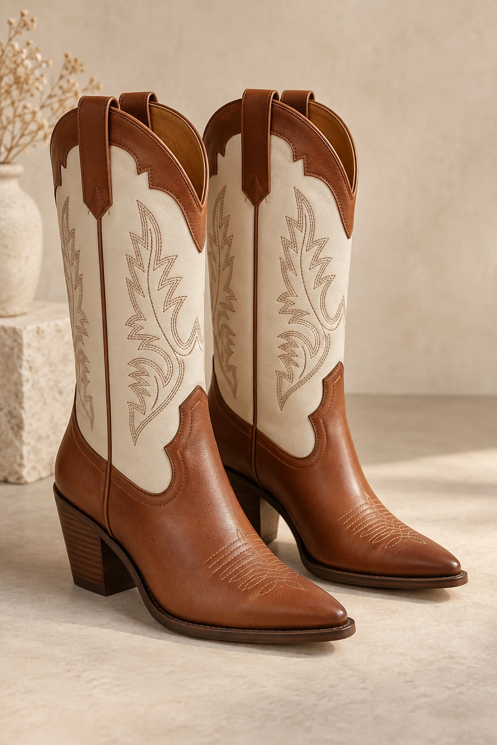The Western Office Edit — cowgirl boots style outfit