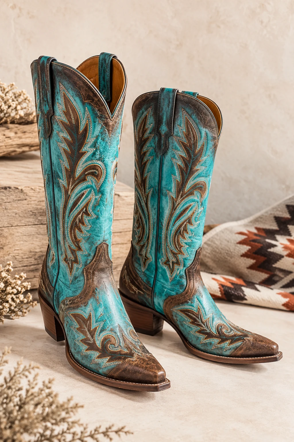 Turquoise Trail — cowgirl boots style outfit