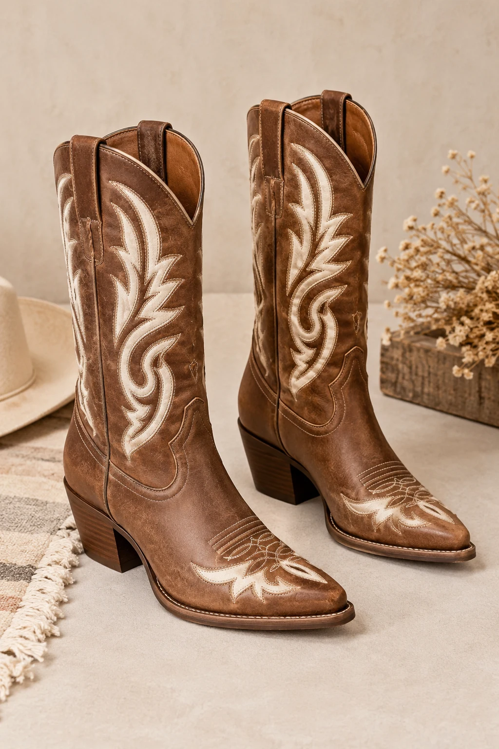 Mini Skirt Rodeo — cowgirl boots style outfit
