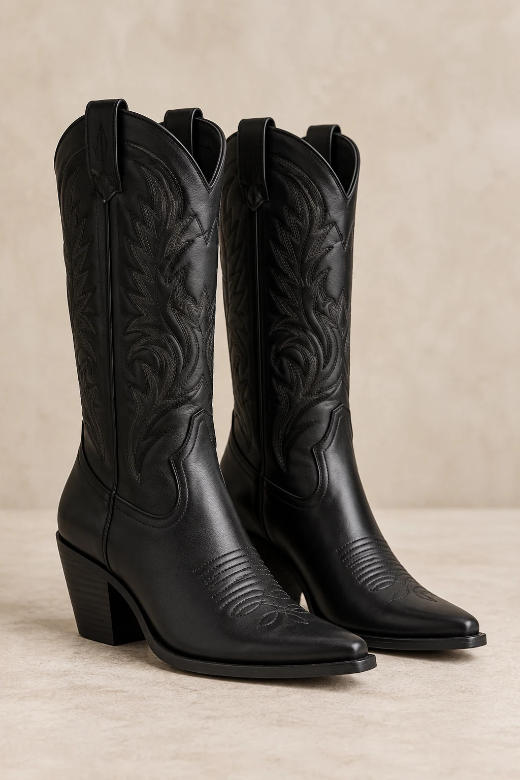 All-Black Cowgirl Boots — cowgirl boots style outfit