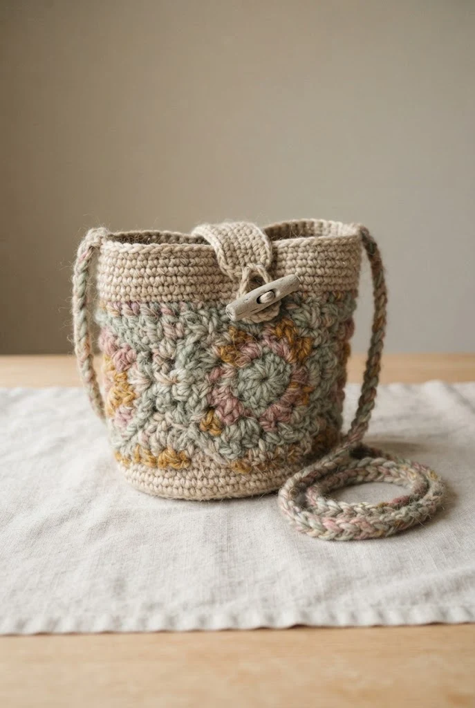 Polka Dot Playdate Pouch — crochet baby bag style outfit