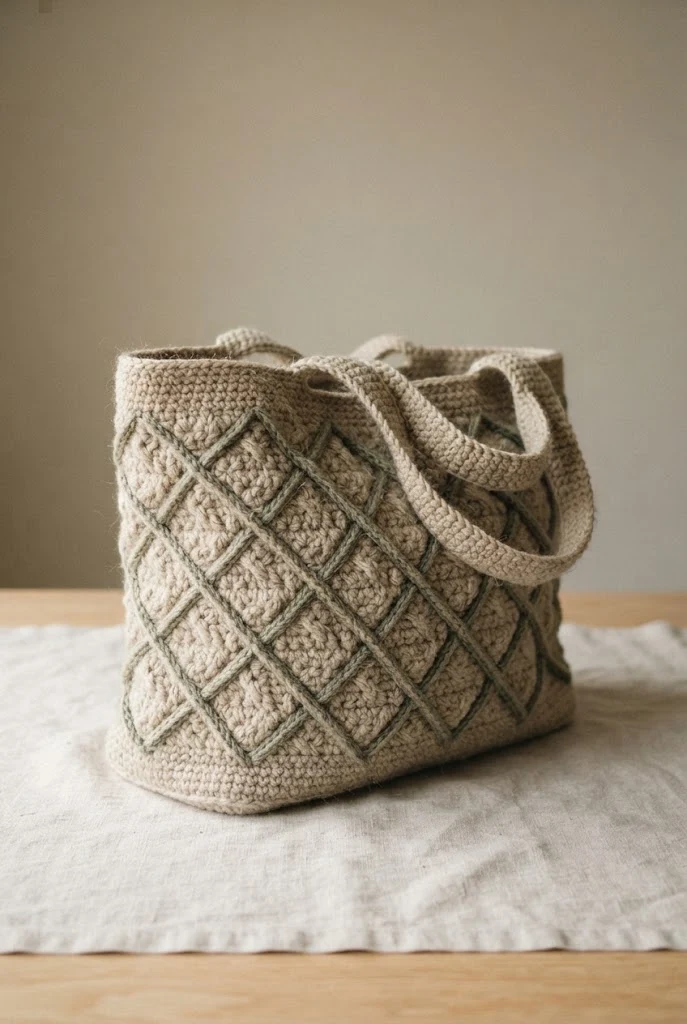 Sweet Honeycomb Nursery Basket — crochet baby bag style outfit