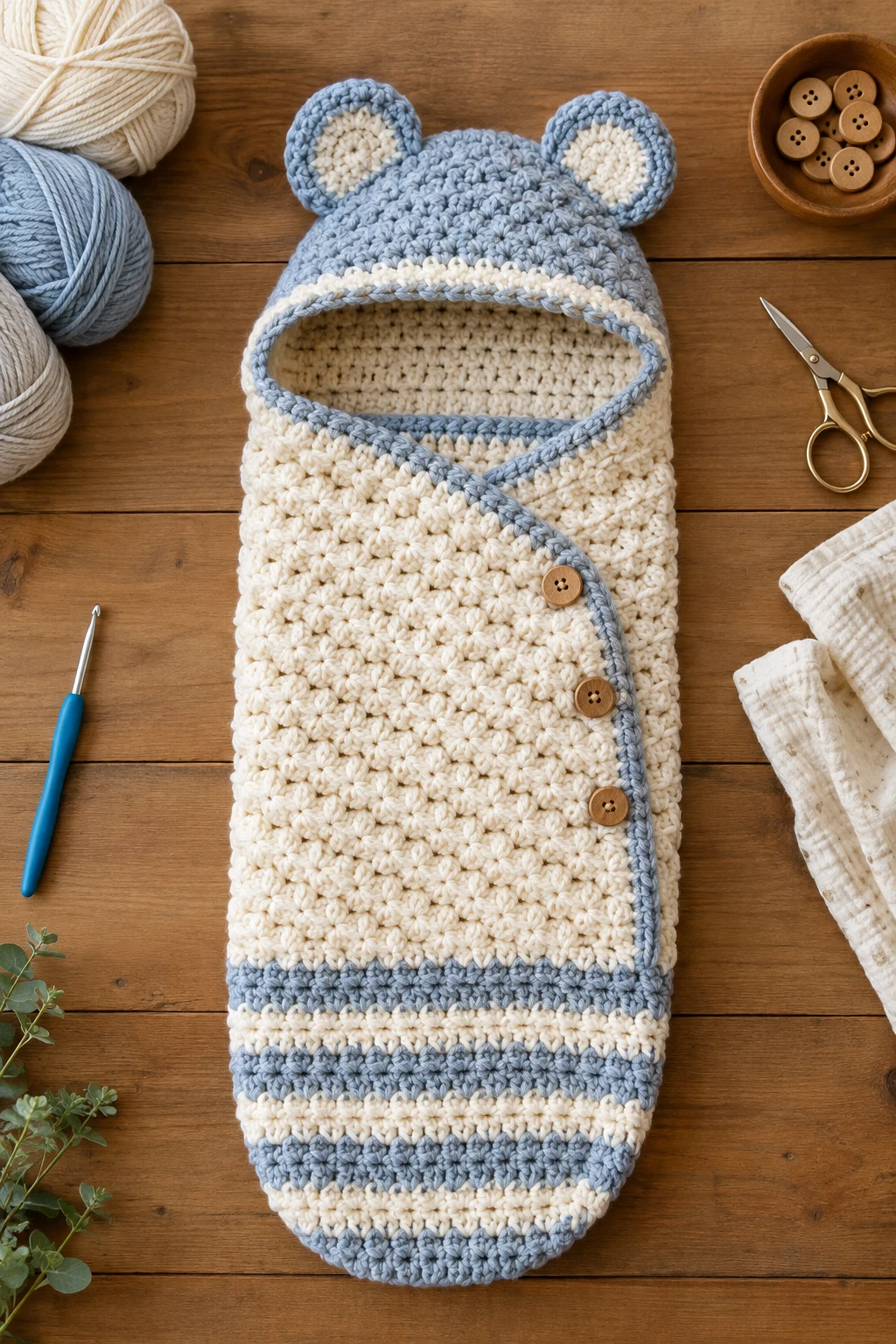 Crochet Baby Sleeping Bag Pattern Free-Inspired Design — crochet baby sleeping bag style outfit
