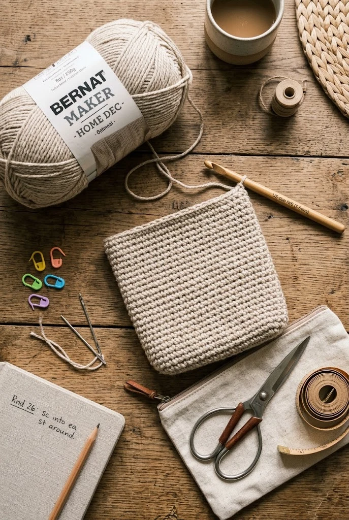 The One-Skein Seamless Pouch — crochet bag easy style outfit