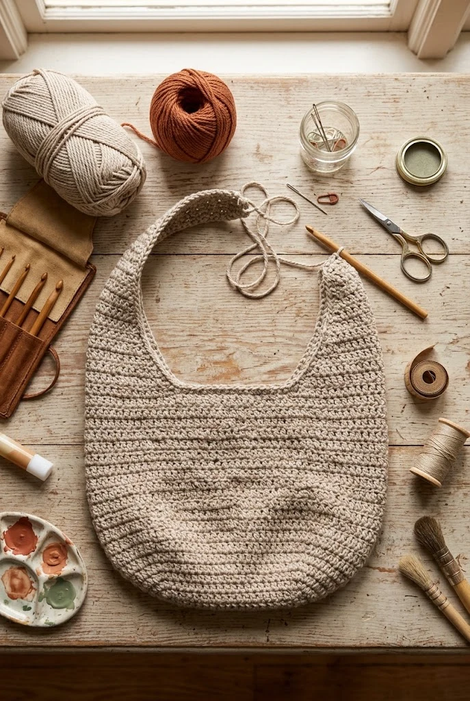 The Everyday Textured Hobo Bag — crochet bag easy style outfit