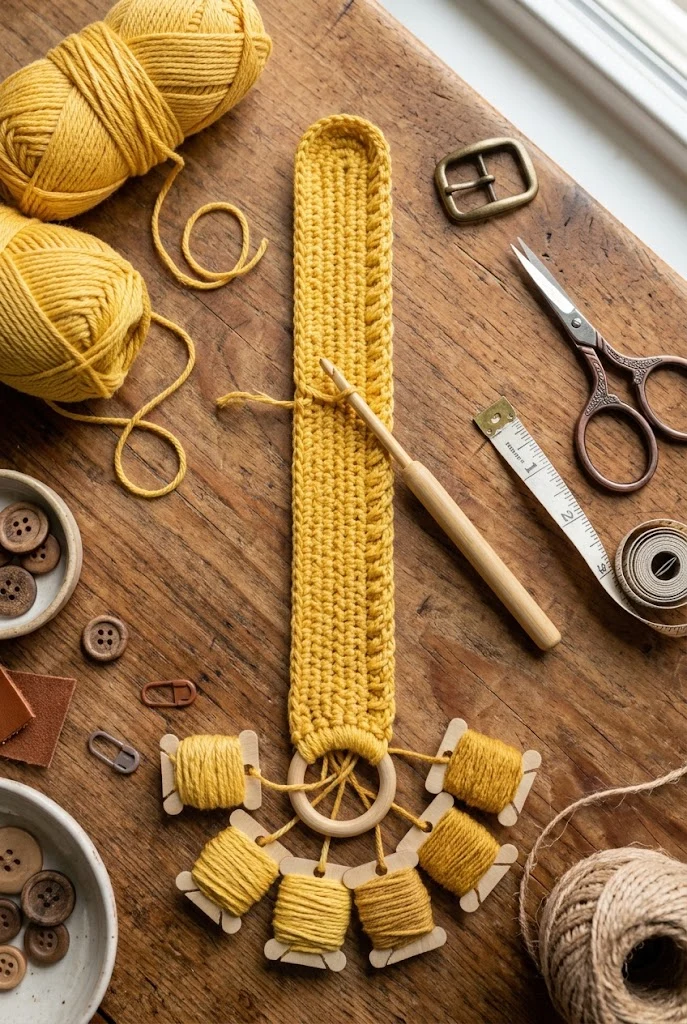 Twisted Single Crochet Edge Strap — crochet bag handles free pattern style outfit