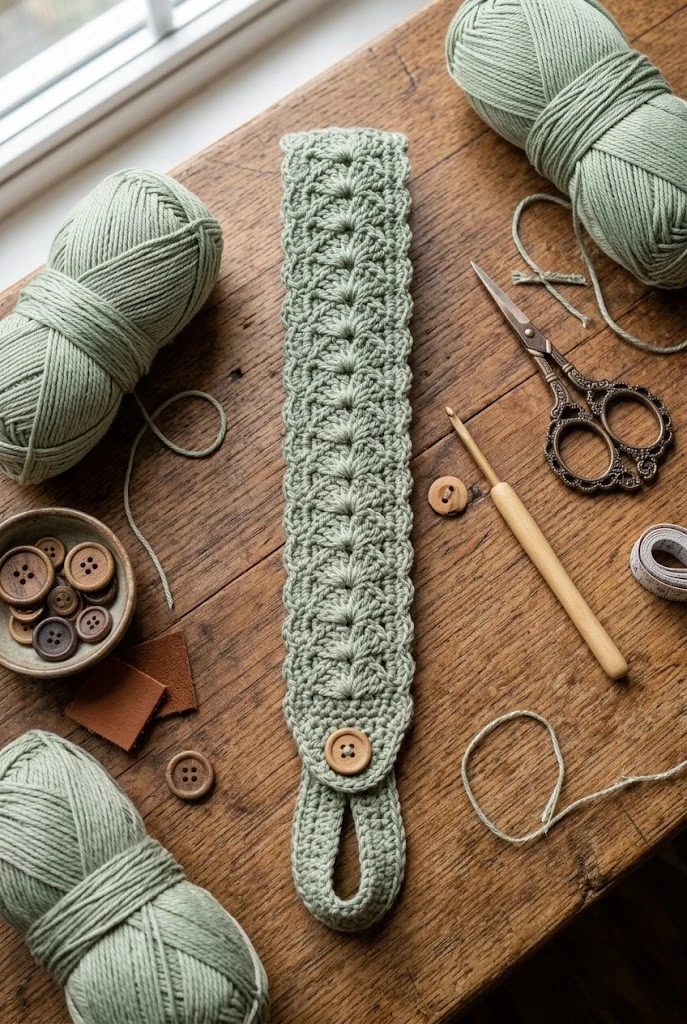 Shell Stitch Accent Handle — crochet bag handles free pattern style outfit