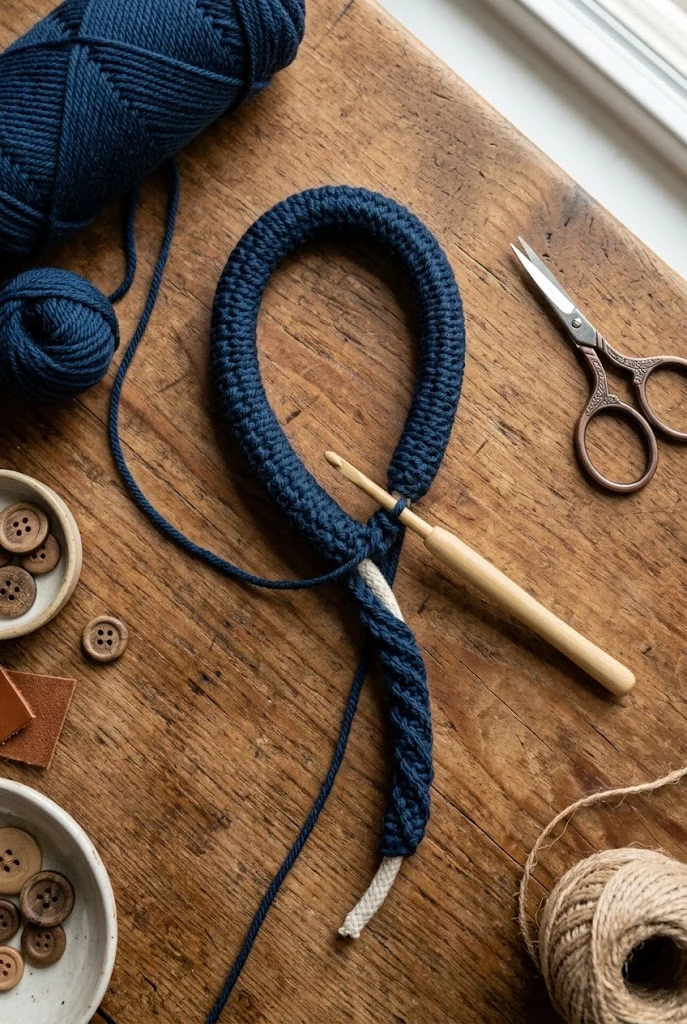 Twisted Rope Handbag Handles — crochet bag handles free pattern style outfit