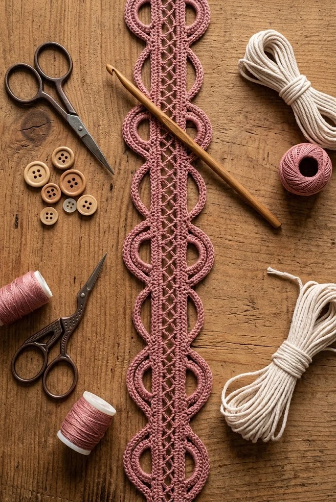 Romanian Point Lace Bag Strap — crochet bag handles free pattern style outfit