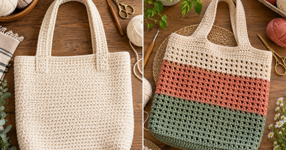 Crochet bag pattern tote: 10 Ultimate DIY Ideas for crochet bag pattern tote