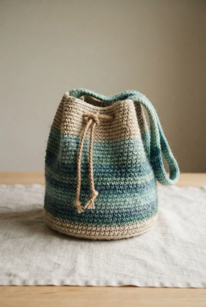 Foam Crested Wave Handbag — crochet bag summer style outfit