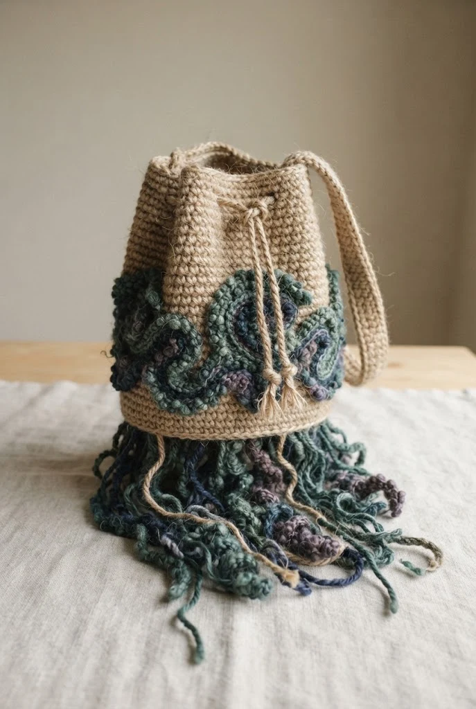 Nautical Stripe Sailor Tote — crochet bag summer style outfit