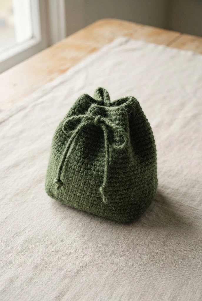 Classic Drawstring Pouch — crochet dice bag pattern free style outfit
