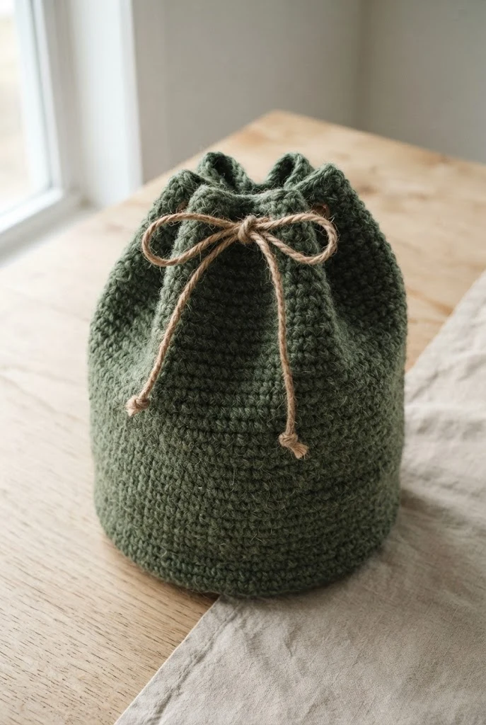 Large Loot Sack — crochet dice bag pattern free style outfit