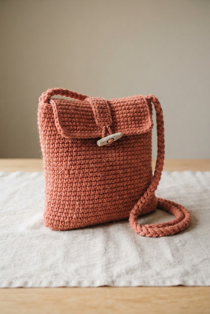 Sunset Coral Crochet Ipad Bag — crochet ipad bag style outfit